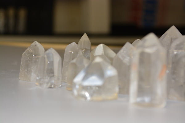 Mini Pointes de Cristal transparent